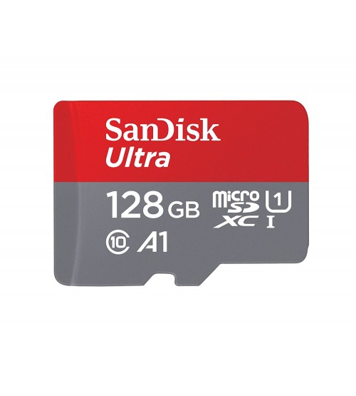 SDSQUAR-128G SanDisk Ultra MicroSDXC UHS-I card 100MB/s 128GB U1 A1 (With Adapter)